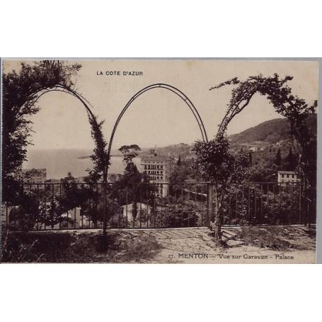 06 - Menton - Vue sur Garavan - Non voyagé - Dos divisé...