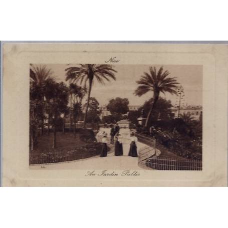 06 - Nice - Au jardin Public - Non voyagé - Dos divisé...