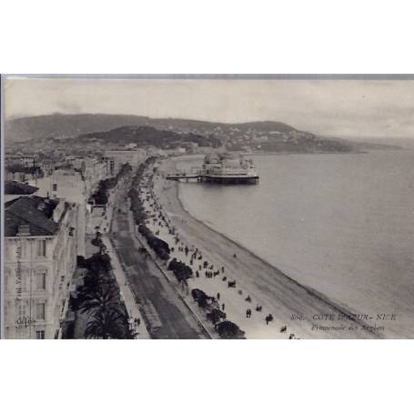 06 - Nice - Promenade des Anglais - Non voyagé - Dos divisé...