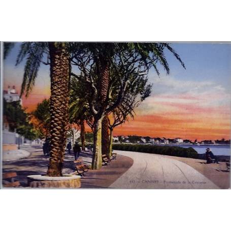 06 - Cannes - Promenade de la croisette - Non voyagé - Dos divisé...