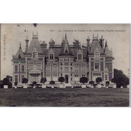 10 - La cordelière, Façade principale - Les châteaux de l'Aube - Voyagé - Do...