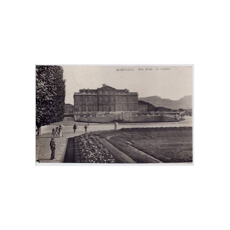 13 - Marseille - Parc Berély -  le château - Voyagé - Dos divisé...