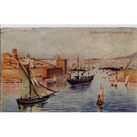 13 - Marseille - Chocolat  d' Aiguebelle - Non voyagé - Dos divisé...