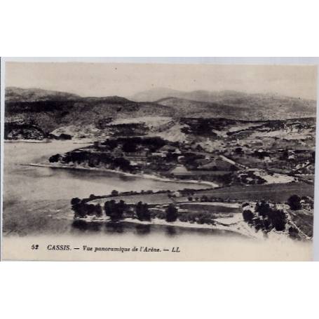 13 - Cassis - Vue panoramique de l'Arène - Non voyagé - Dos divisé...