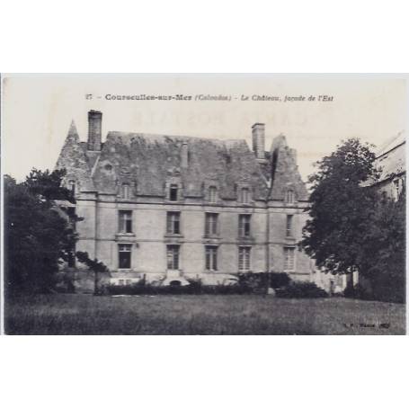 14 - Courseulles-sur-Mer - Le château - Façade de l'Est - Non voyagé - Dos d...