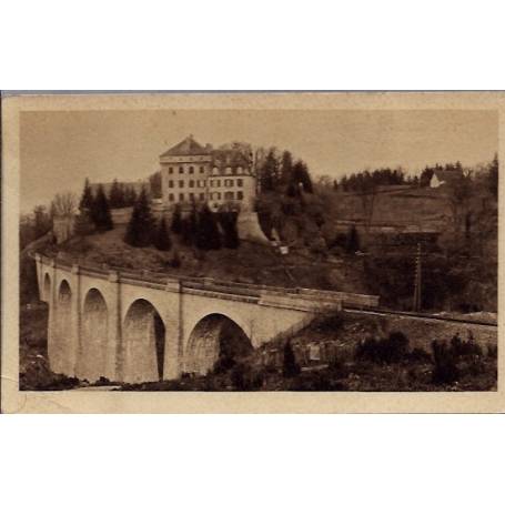 15 - Viescamp - Château et Viaduc - Non voyagé - Dos divisé...