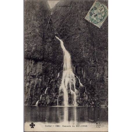 15 - Sailhans - Cascade du Sailhans - Voyagé - Dos divisé...