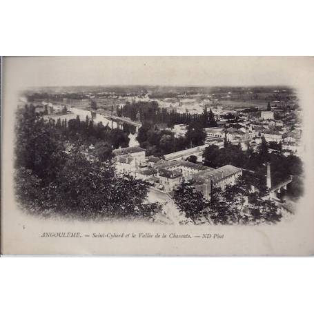 16 -Angoulême - Saint-Cybard et la vallée de la charente - Non voyagé - Dos ...