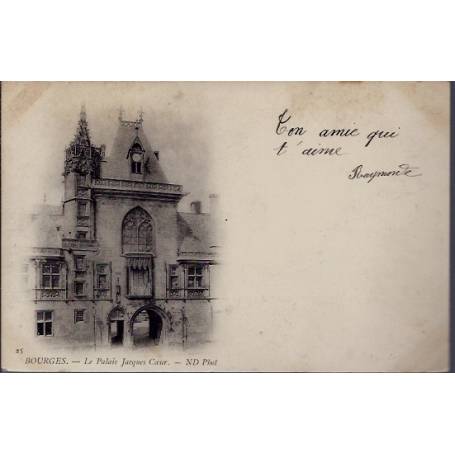 18 - Bourges - Le Palais Jacques Coeur - Voyagé - Dos non divisé...