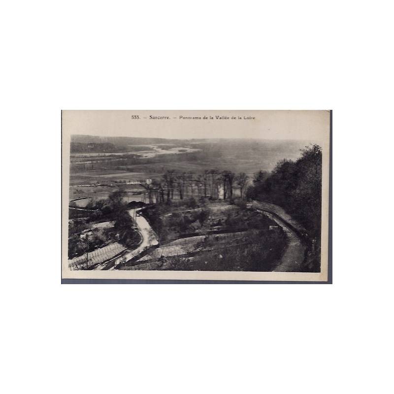 18 - Sancerre - Panorama de la vallée de la Loire - Non voyagé - Dos divisé...