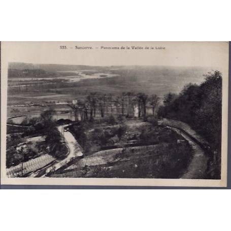 18 - Sancerre - Panorama de la vallée de la Loire - Non voyagé - Dos divisé...