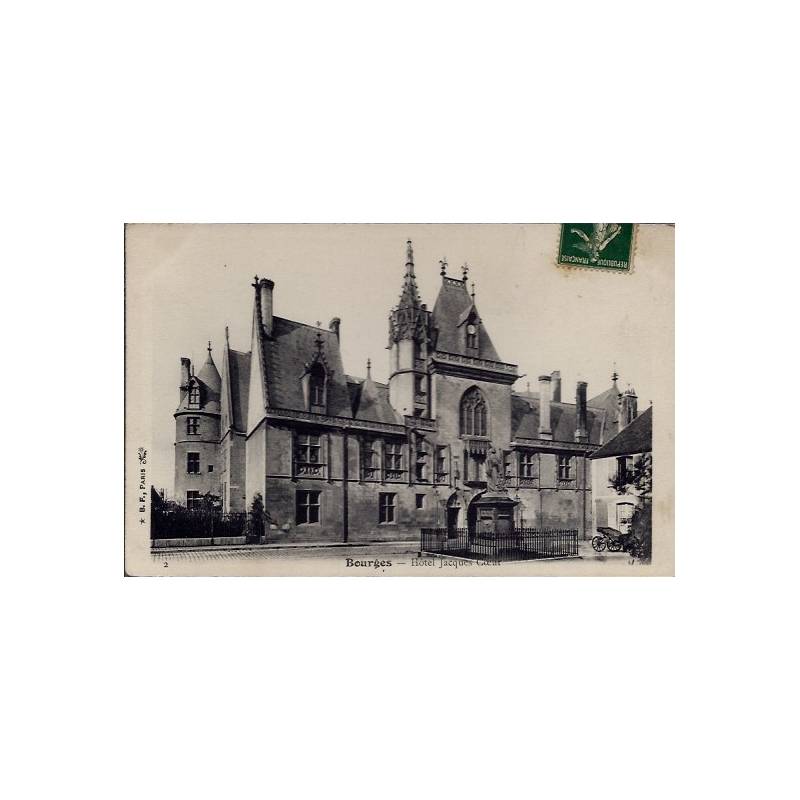 18 - Bourges - Hôtel Jacques Coeur - Voyagé - Dos divisé...