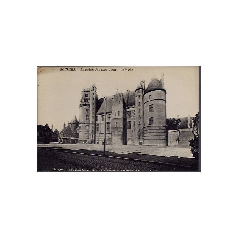 18 - Bourges - Le Palais Jacques Coeur - Non voyagé - Dos divisé...