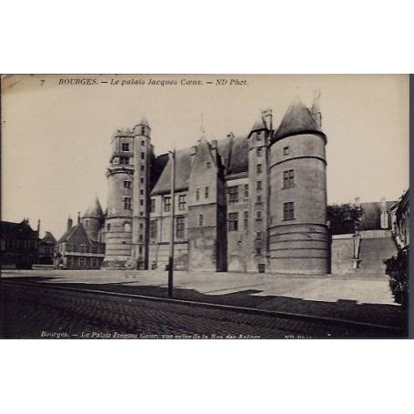 18 - Bourges - Le Palais Jacques Coeur - Non voyagé - Dos divisé...