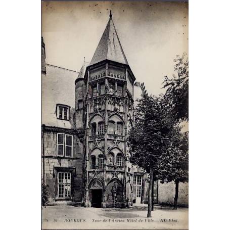 18 - Bourges - Tour de l'ancien Hôtel de Ville - Non voyagé - Dos divisé...