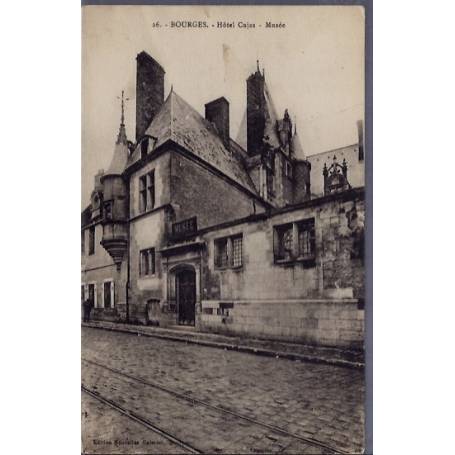 18 - Bourges - Hôtel Cujas - Musée - Voyagé - Dos divisé...