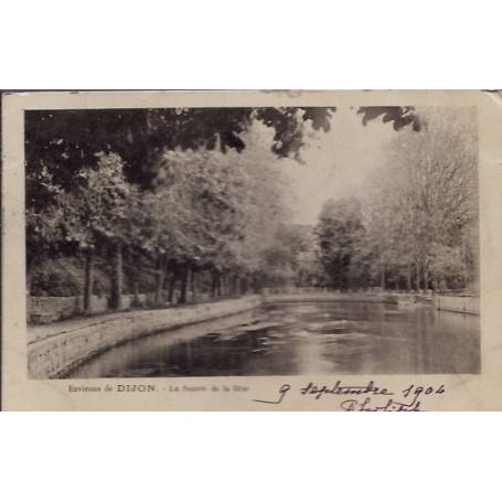 21 - Environs de Dijon - La source de la Bèze - Voyagé - Dos non divisé...