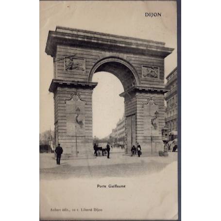 21 - Dijon - Porte Guillaume - Voyagé - Dos divisé...