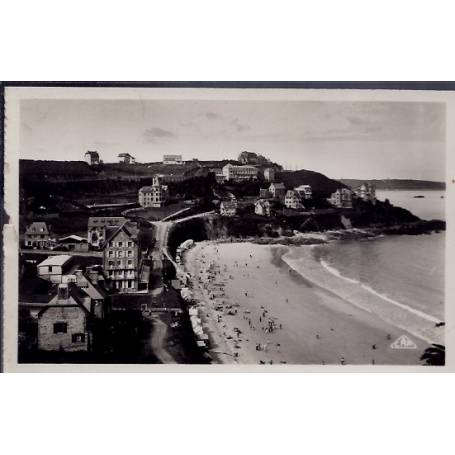 22 - Perros-Guirec - La plage de Trestrignel et les Hôtels - Non voyagé - Do...