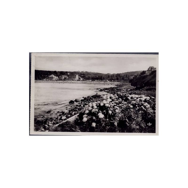 22 - Perros-Guirec - Vue sur la  plage de Trestraou - Non voyagé - Dos divis...