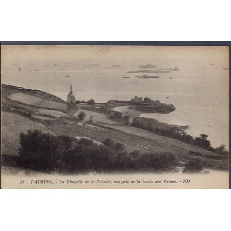 22 - Paimpol - La chapelle de la trinité, vue prise de la croix des Veuves -...