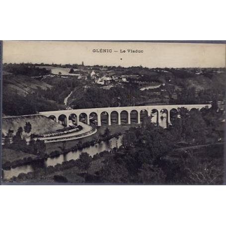 23 - Glénic - Le Viaduc - Voyagé - Dos divisé...