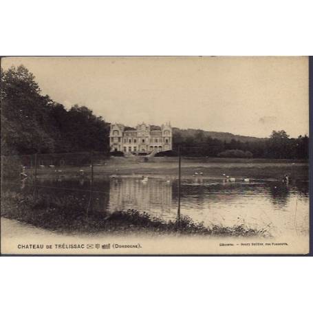 24 - Château de Trélissac - Non voyagé - Dos divisé...