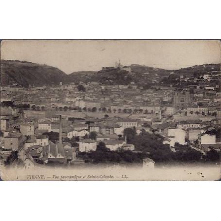 26 - Vienne - Vue panoramique et Sainte-Colombe - Non voyagé - Dos non divi...