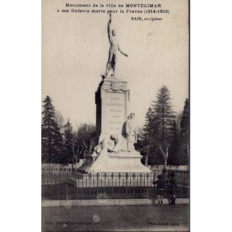 26 - Montélimar - Monument de la ville - à ses enfants morts pour la France...