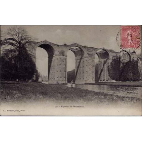 28 - Aqueduc de Maintenon - Voyagé - Dos divisé...