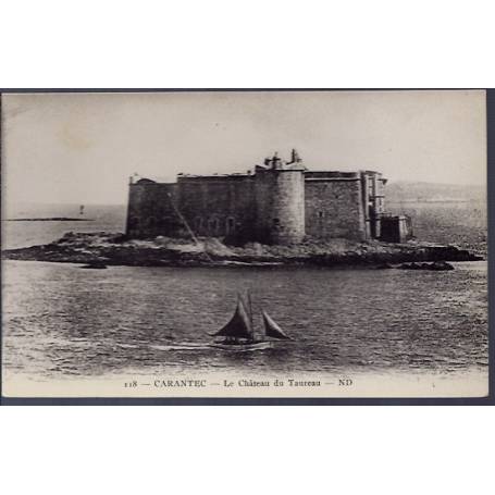 29 - Carantec - Le château du Taureau - Non voyagé - Dos divisé...