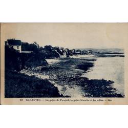 29 - Carantec - La grève de Porspol, la grève blanche et les villas - Voyag...