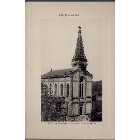 31 - Salies-du-Salat - N-D. de Montayan - Extérieur de la chapelle - Non vo...