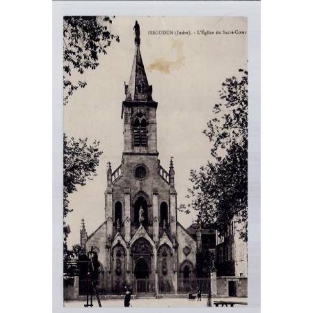 36 - Issoudun - L' église du Sacré-Coeur - Voyagé - Dos divisé...