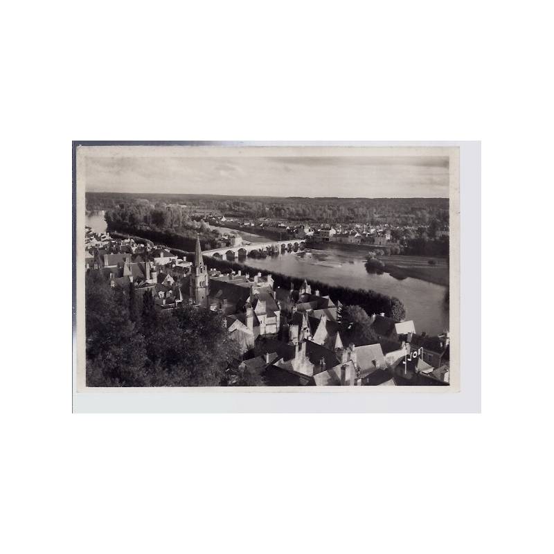 37 - Chinon - Vue générale sur la ville et la Vienne - Non voyagé - Dos div...