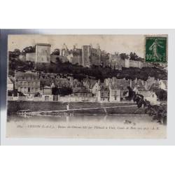 37 - Chinon - ruines du château bâti par Thibault le vieil - Comte de blois...