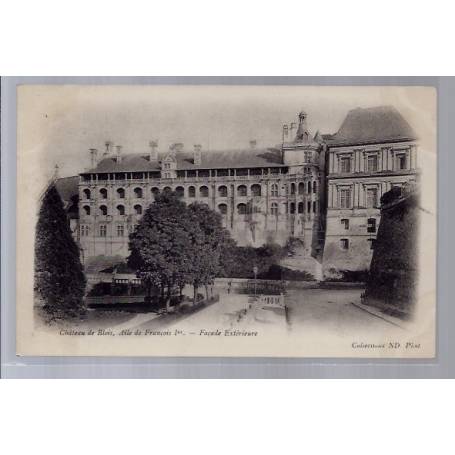 41 - Château de Blois - Aile de François 1er - façade extérieure - Non voya...