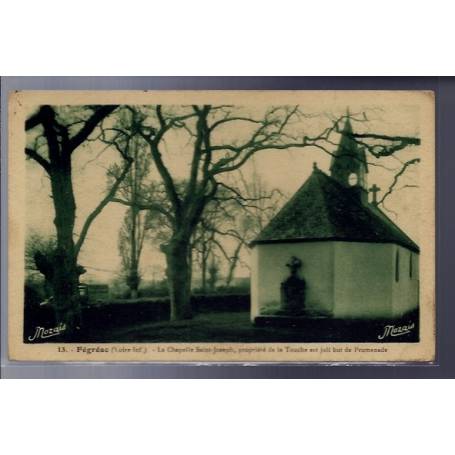 44 - Fégréac - La chapelle Saint-Joseph - propriété de la Touche est joli b...