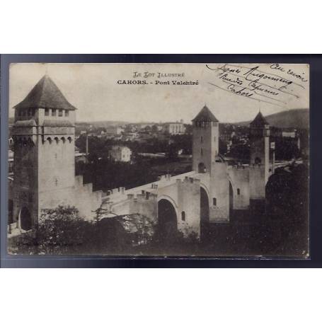 46 - Cahors - Pont Valentré - Voyagé - Dos divisé...