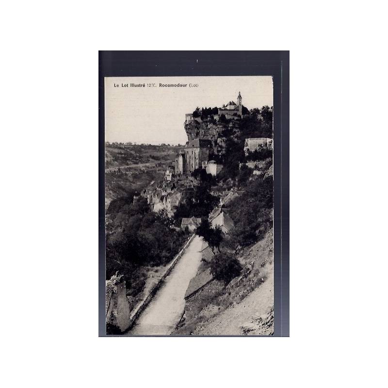 46 - Rocamadour - Vue de la ville - Non voyagé - Dos divisé...