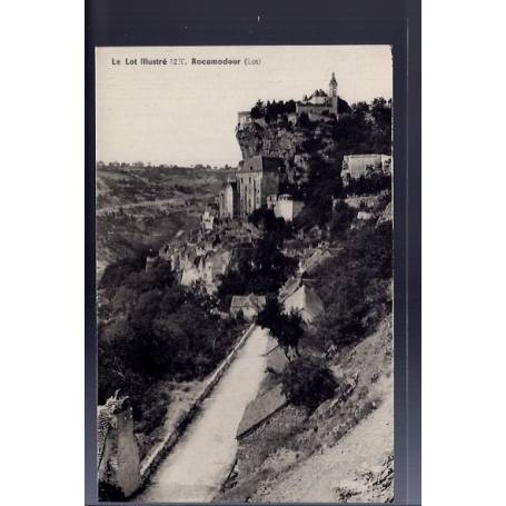 46 - Rocamadour - Vue de la ville - Non voyagé - Dos divisé...