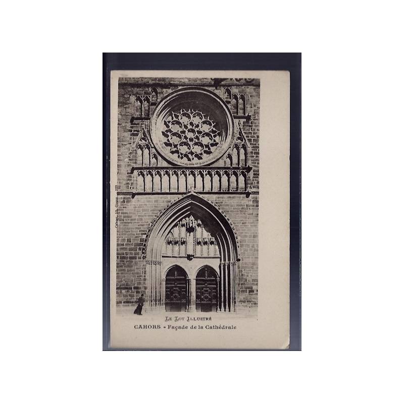 46 - Cahors - Façade de la cathédrale - Non voyagé - Dos non divisé...