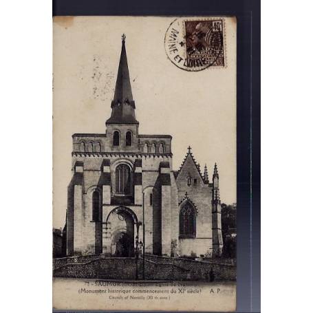 49 - Saumur - Eglise de Nantilly - Voyagé - Dos divisé...