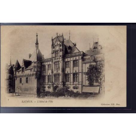 49 - Saumur - L' Hôtel de Ville - Non voyagé - Dos non divisé...