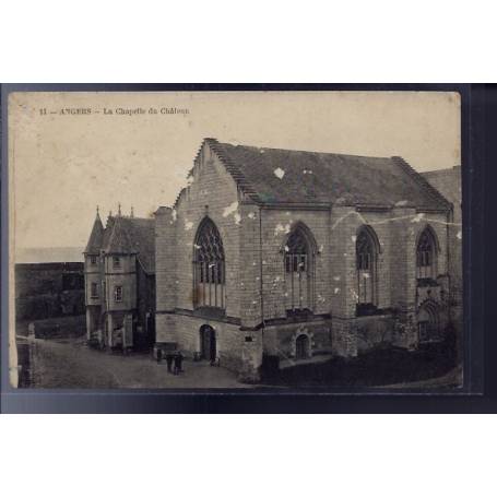 49 - Angers - La chapelle du château - Non voyagé - Dos divisé...