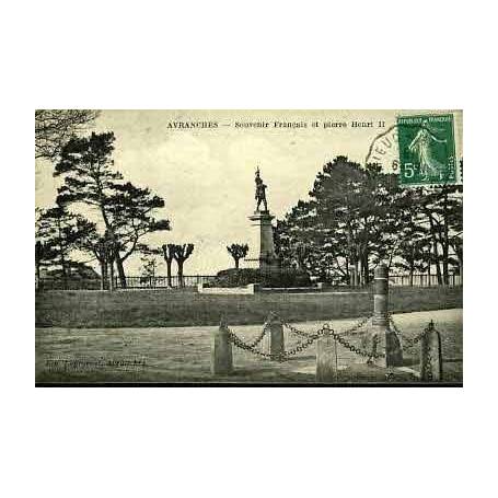 50 - AVRANCHES - SOUVENIR FRANCAIS ET PIERRE HENRI II