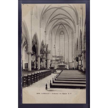 50 - Sartilly - Intérieur de l' église - Non voyagé - Dos divisé