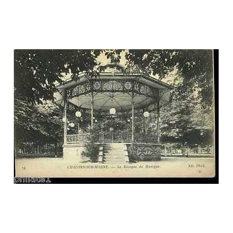 51 - Chalons sur marne - Le kiosque de musique