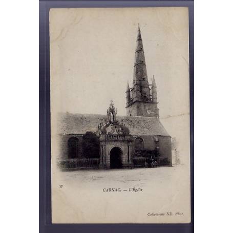 56 - Carnac - L' église - Non voyagé - Dos non divisé