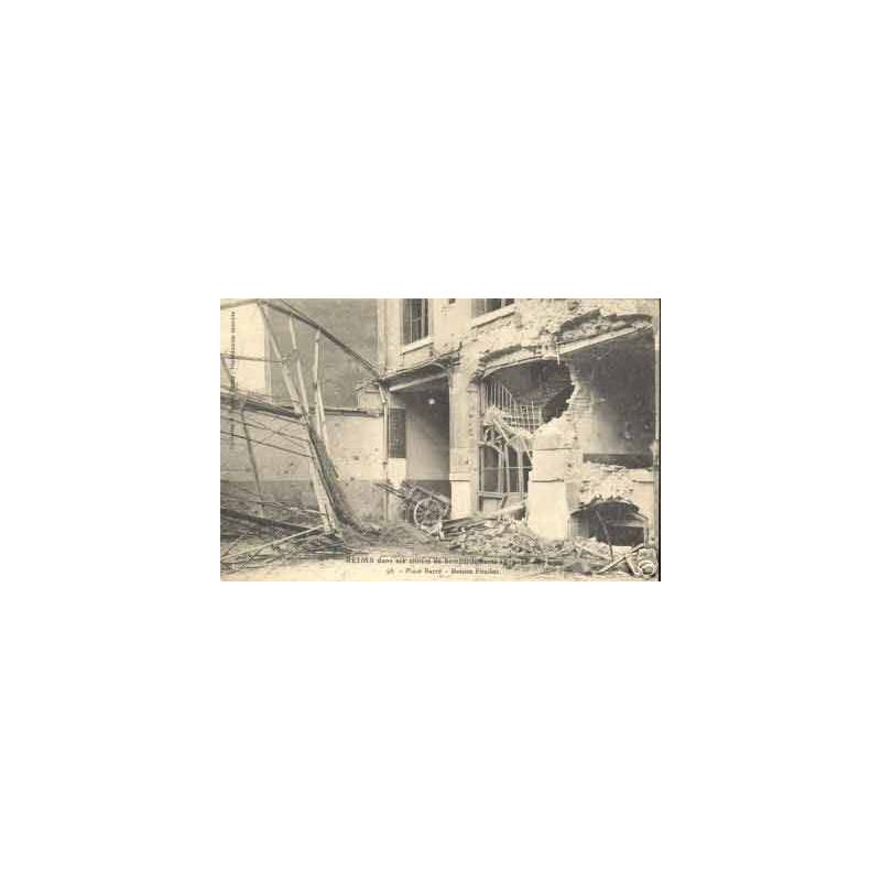 51 - REIMS BOMBARDE -MAISON POULLOT PLACE BARRE